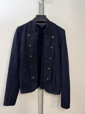 Tommy Hilfiger Navy Military Jacket – XS